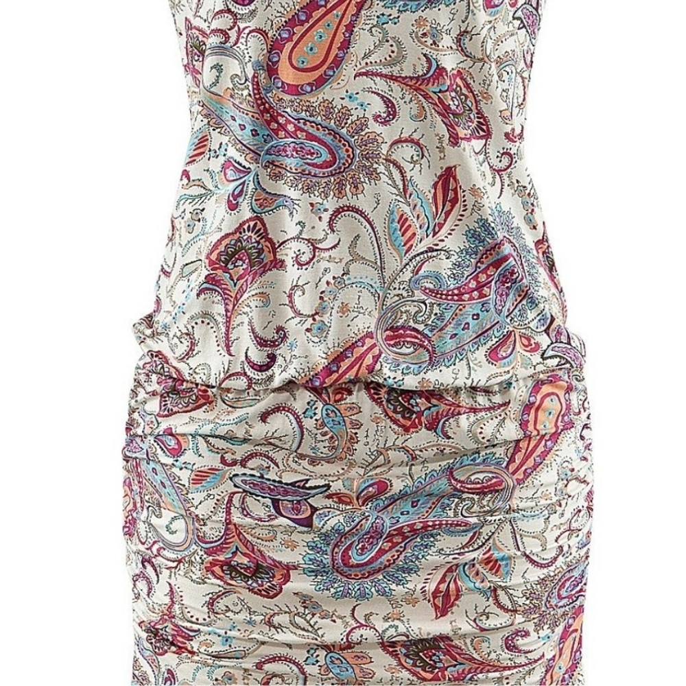 Paisley tank dress